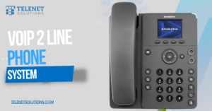 voip 2 line phone system